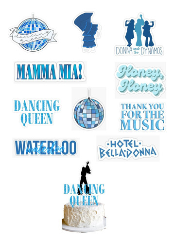 Kit Cumpleaños Decoracion Mamma Mia Dancing Queen