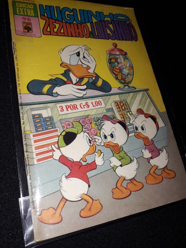 Edição Extra Disney Nº 96 - 1979 /huguinho Zezinho Luizinho