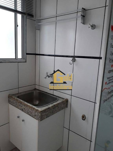 Apartamento Com 2 Dormitórios Para Alugar, 47 M² Por R$ 900/mês - Parque Industrial Lagoinga - Ribeirão Preto/sp - Ap0804