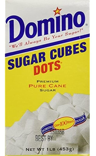 Domino Sugar Cubes Dots, 1 Lb (paquete De 4 Cajas)