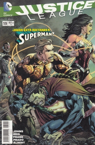 Comic Dc New 52 Justice League # 19 Editorial Televisa (Usado)