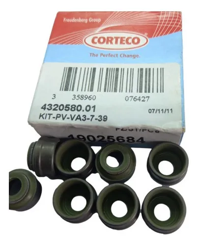 comprar Gomas Guias Valvula 7 Mm Vw Gol Saveiro Bora Parati Corteco