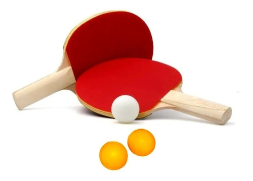 Set Ping Pong 2 Paletas + 3 Pelotas - Sheng Li