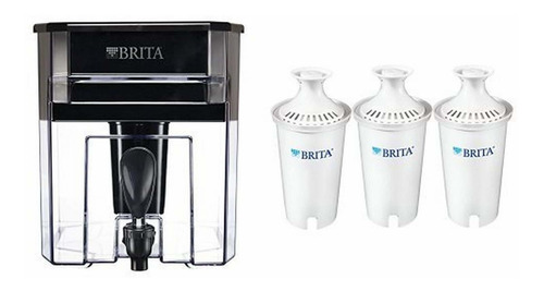Brita 18 taza Dispensador De Agua Ultramax Con 1 filtro, Sin