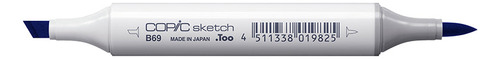 Caneta Marcador Copic Sketch Ponta Dupla Cores B Cor B69 Stratospheric Blue