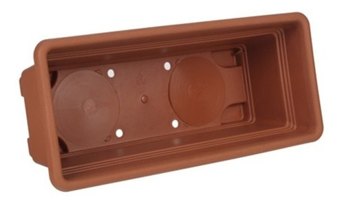 Floreira Retangular Polipropileno Vicenza 36x15cm Cerâmica