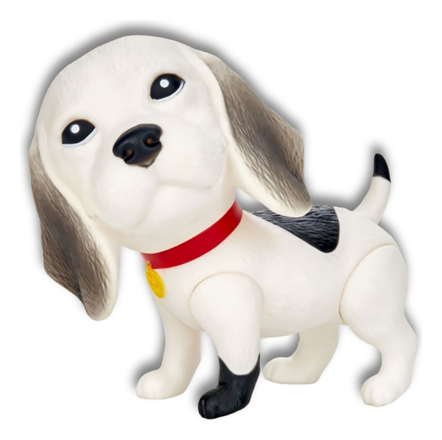 Brinquedo Boneco Cachorrinho Beagle Super Realista Em Vinil