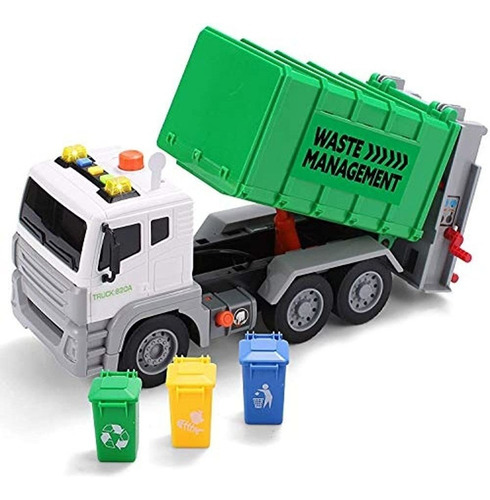 Kit De Camion De Basura De Juguete Impulsado Por Friccion   