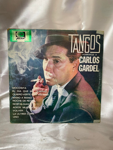 Tangos Homenaje A Carlos Gardel Disco Lp Vinilo Acetato