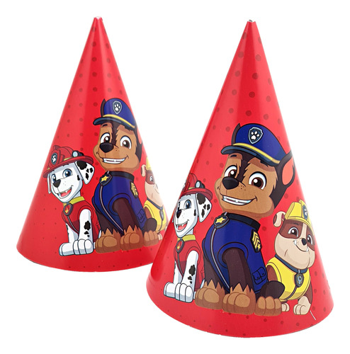 12 Gorritos Para Fiesta Paw Patrol Paw0h1