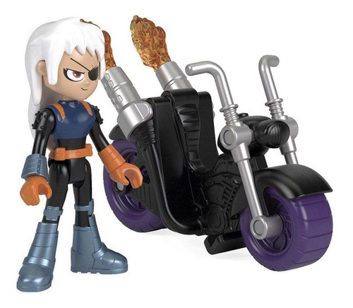 Muñeco Figura Acción Dc Ravager  Moto Imaginext Fisher Price