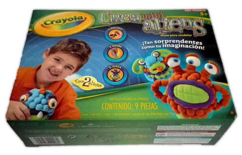Crea Mini Aliens De Crayola, Set Con Model Magic