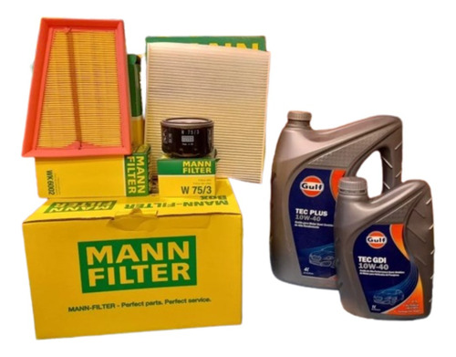 Kit Aceite+filtros Mann Renault Duster, Oroch 1.6 16v Npcars