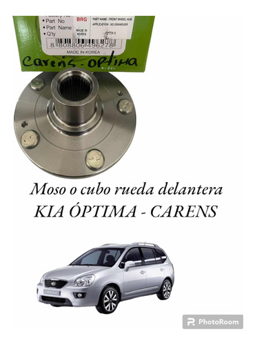 Moso O Cubo Rueda Delantera Kia Optima-carens