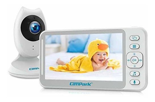 Campark Video Monitor De Bebé Con Cámara Y Audio 4.3 ''