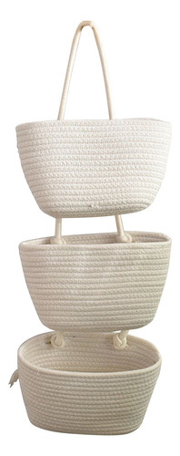 Cesta Colgante Decorativa Para Habitación, Cesta De Almacena