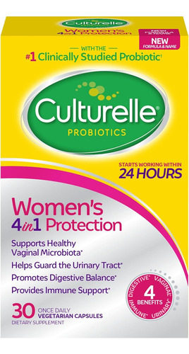 Probioticos Para Mujeres 4 En 1 Con Prebioticos 30 Capsulas