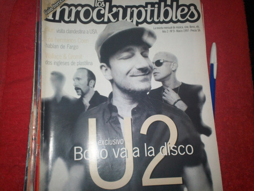 Revista Inrockuptibles Tapa U2 Bono Va A La Disco 1997 Nro 9