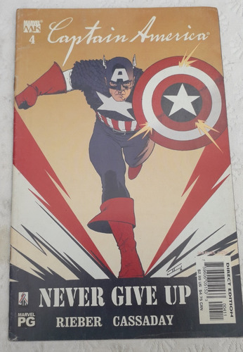 Historieta Comic * Captain America * Nº 4 Marvel Ingles