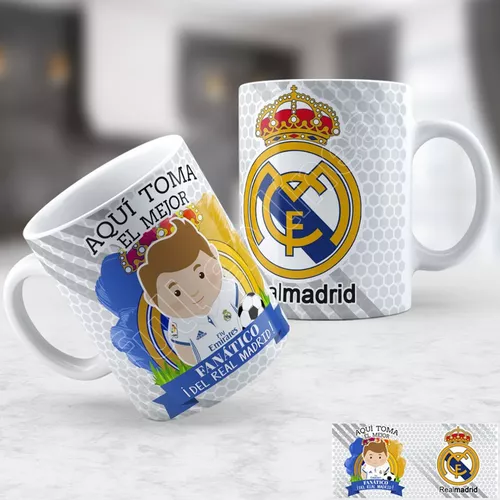 Taza Ceramica Fanatico De Real Madrid Calidad