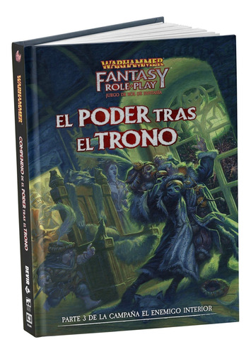 Warhammer Fantasy El Poder Tras El Trono Libro - Español