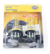Comprar Foco H11 Hella 12v 55w Luz Amarilla (50% Más Luz) 2 Focos