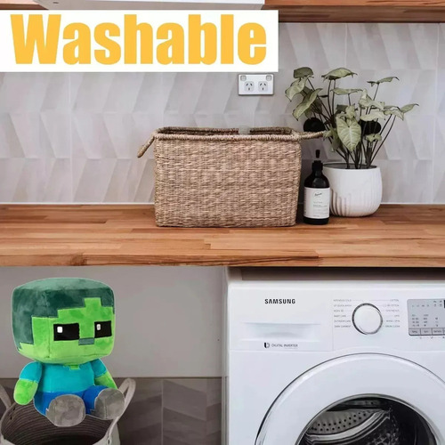 Juego De Peluche Minecraft De 2 Piezas, Regalo Para Niños