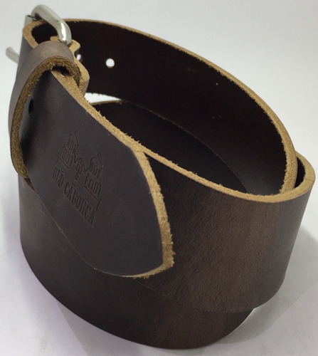 Imagen 7 de 7 de Cinturon Rustico Talla Extra 46-62 Piel Genuina 38mm