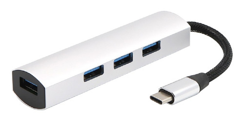 El Hub De Puerto Usb Tipo C A 4 X Usb 3.0 Se Complementa Fác