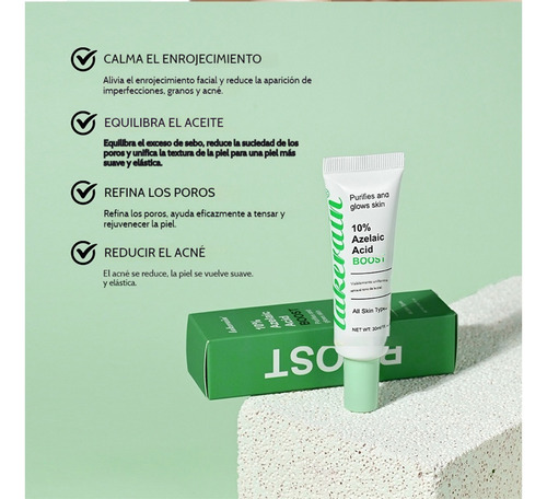 Suero De Ácido Azelaico De Crema Esencia Facial Exfoliante