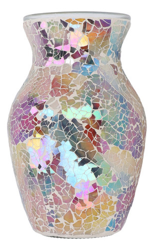 Jarrón De Cristal Con Forma De Mosaico, Estilo Europeo