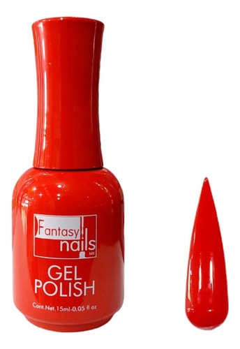 Gel Polish Uv Fantasy Nails Color A Elegir 20 Rojo Amor