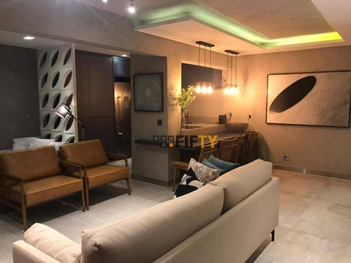 Apartamento Com 1 Dormitório Para Alugar, 66 M² Por R$ 6.500,00/mês - Brooklin - São Paulo/sp - Ap41330