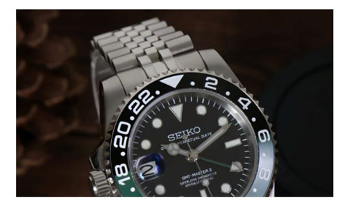 Reloj Seiko Mod Gmt Sprite. Dia 40mm. Nh35 Automatico
