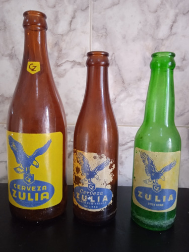 Imagen 1 de 2 de Botellas Antiguas De Colección ( Cerveza Zulia)