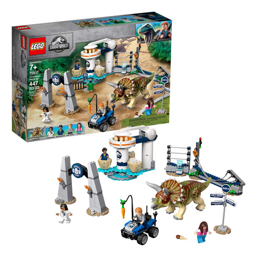 Set De Construcción Lego Jurassic World Triceratops 75937