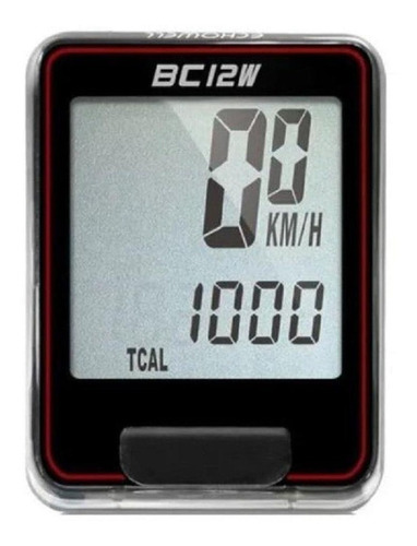 Ciclocomputador Bike Echowell Bc12w Sem Fio 12 Funções Veloc