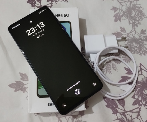 Samsung Galaxy M55 5g Dual Sim 256 Gb Azul Escuro 8 Gb Ram Azul-marinho