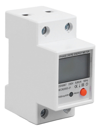 Medidor De Eletricidade, Potência Multifuncional, Display Lc