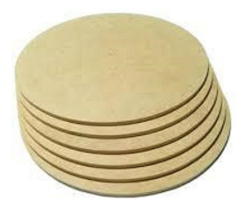 5 Circulos Mdf (trupan) 25 Cms, 9 Mm Espes. Medida Ajustable