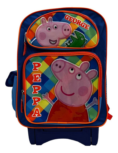 Mochila George Y Peppa Pig Unica Disponible Hermosa Mochila