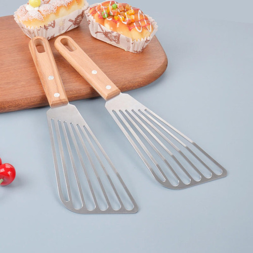 Pala Para Freír, Pala Ranurada, Herramienta De Cocina, Pala