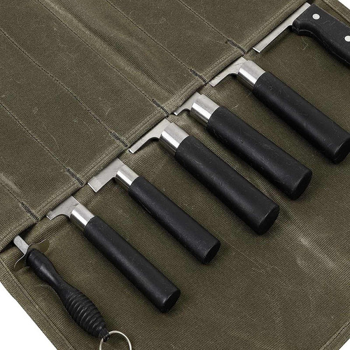 Wang Estuche Plegable Chef Roll Bag Bolsillos De