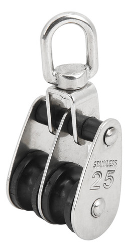 Polea Giratoria De Acero Inoxidable 304 De 25 Mm/1 Pulgada P