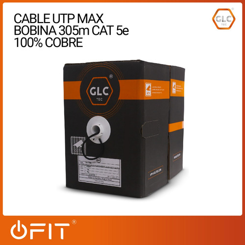 Imagen 2 de 10 de Bobina 305m Cable Utp Inglobar Cat 5e Interior Cobre