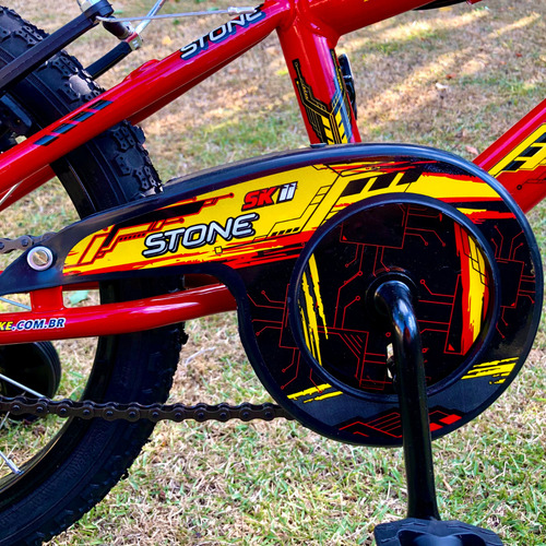 Bicicleta Infantil Aro 16 Hulk Menino Ktx Cor Vermelho/amarelo