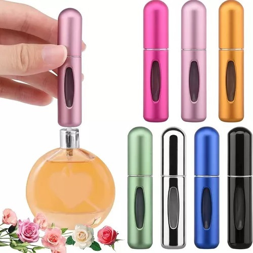 Mini Capsula Atomizadora De Perfume Recargable Portatil  