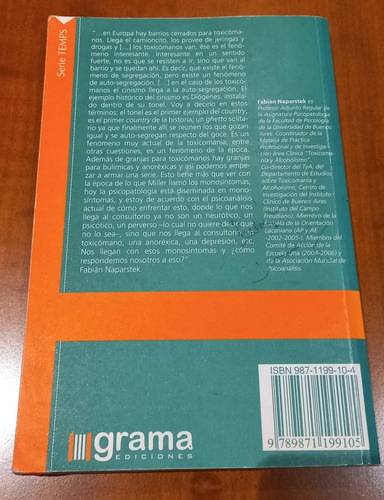 Introducción A La Clínica Con Toxicomanias... Naparstek F.