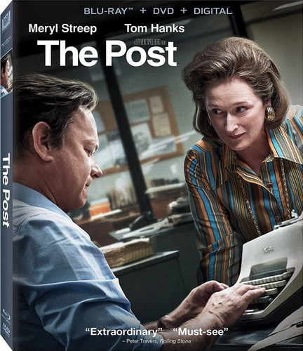 The Post Steven Spielberg Meryl Streep Tom Hanks Blu-ray Dvd