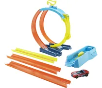 Comprar Pistas Hot Wheels Track Builder Double Loop (bucle) + Carro